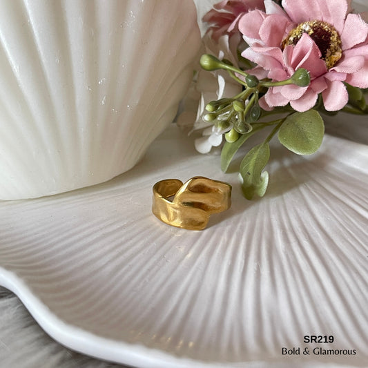 Statement Ring | SR219 | Gold