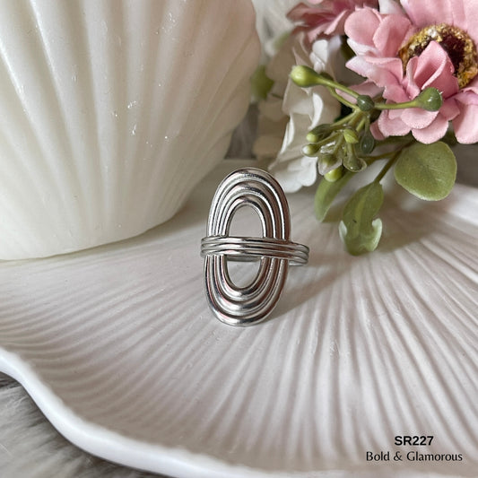 Statement Ring | SR227 | Silver