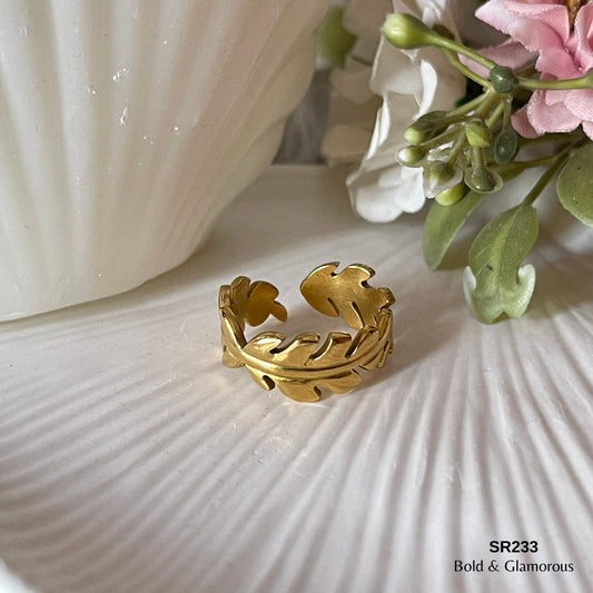 Statement Ring | SR233 | Gold