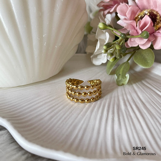 Statement Ring | SR245 | Gold