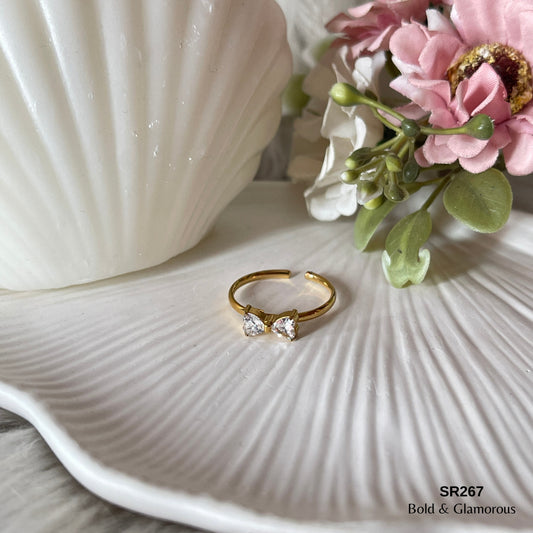Stone Ring | SR267 | Gold