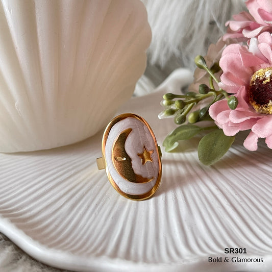 Statement Ring | SR301 | Gold