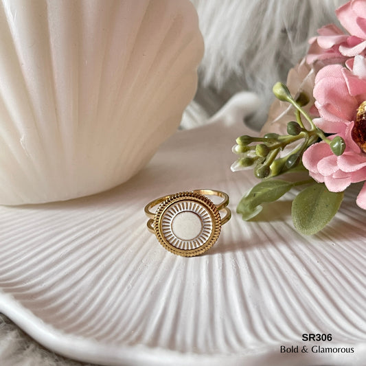 Statement Ring | SR306 | Gold