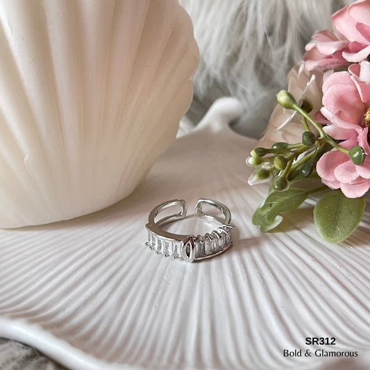 Zircon Ring | SR312 | Silver