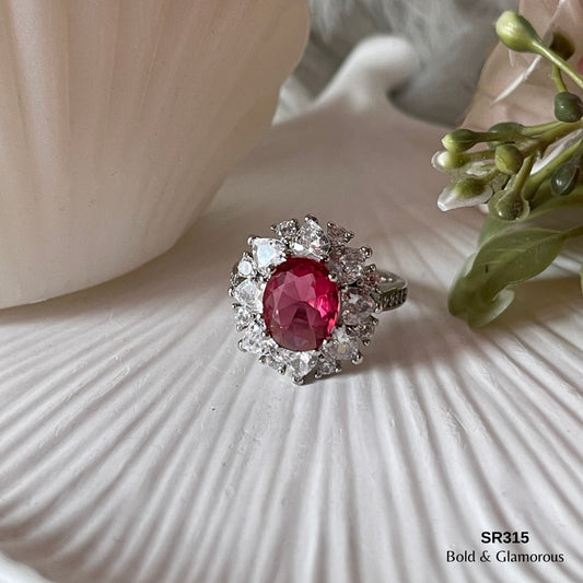 Zircon Ring | SR315 | Silver