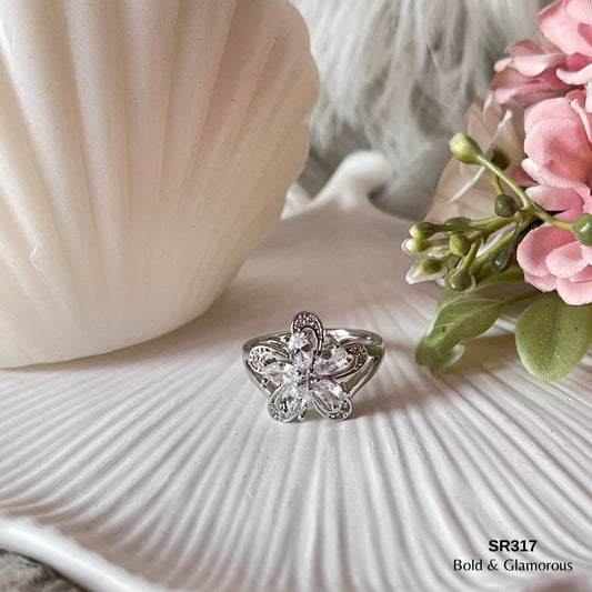 Zircon Ring | SR317 | Silver