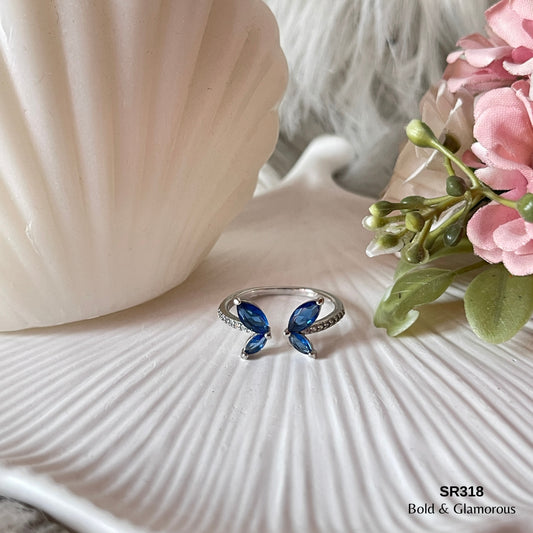 Zircon Ring | SR318 | Silver