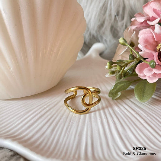 Statement Ring | SR325 | Gold