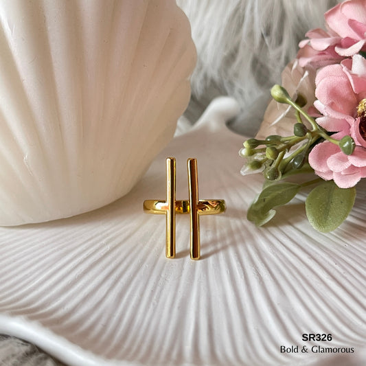 Statement Ring | SR326 | Gold
