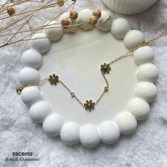 Chain Bracelet | SSCB053 | Daisy Stone