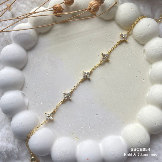 Chain Bracelet | SSCB054 | Cubic Zirconia