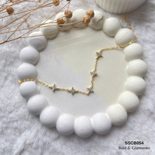 Chain Bracelet | SSCB054 | Cubic Zirconia