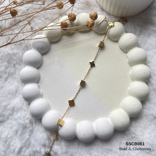Chain Bracelet | SSCB061 | Geometric Motif III