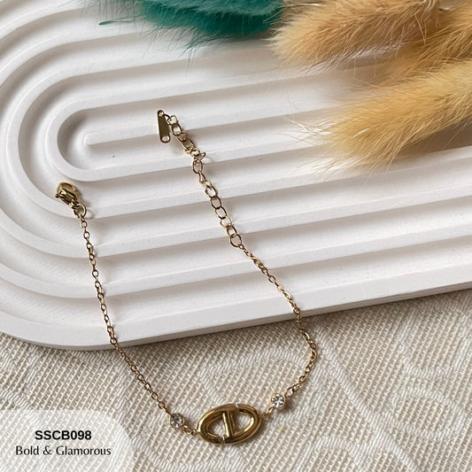 Chain Bracelet | SSCB098 | D Diamonds