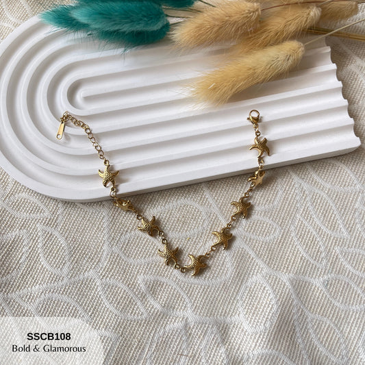 Chain Bracelet | SSCB108 | Small Starfish