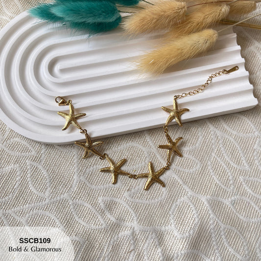 Chain Bracelet | SSCB109 | Large Starfish