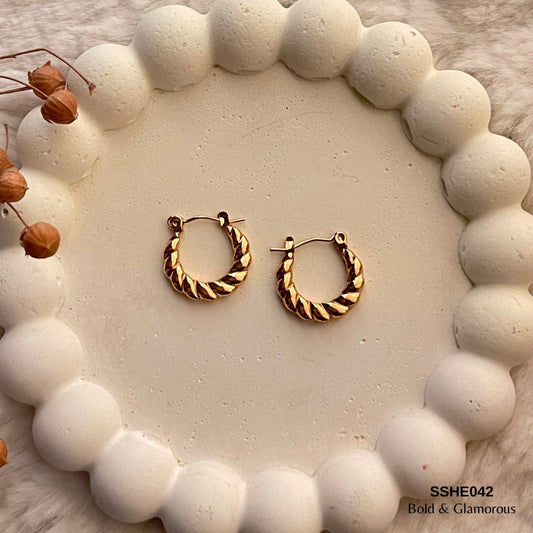Statement Hoop Earring | SSHE042