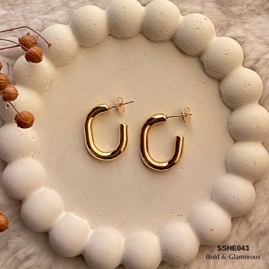 Statement Hoop Earring | SSHE043