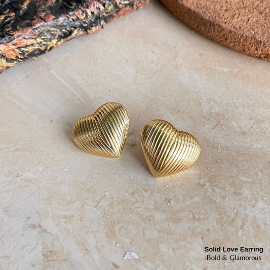 Statement Earring | STE004 | Solid Love Earring