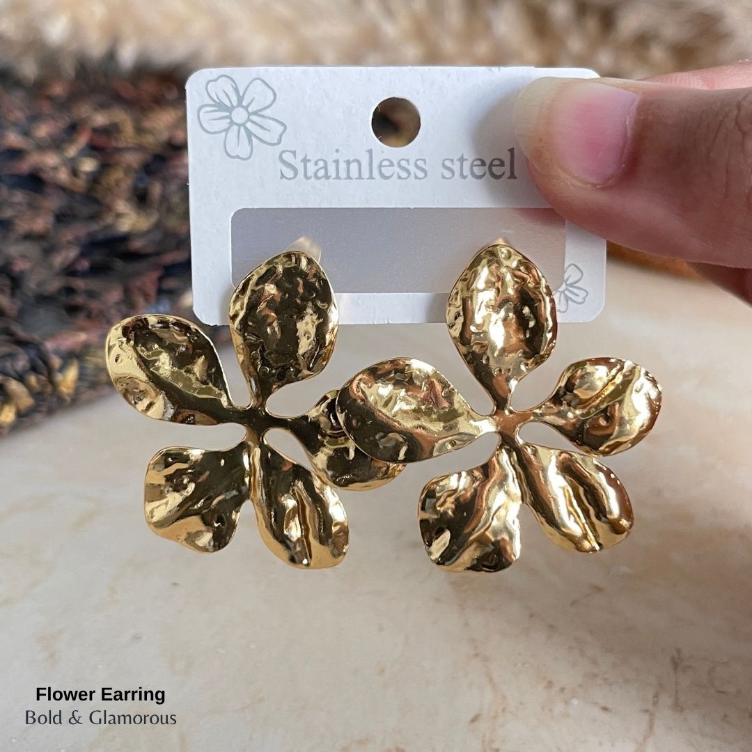 Statement Earring | STE006 | Flower Earring