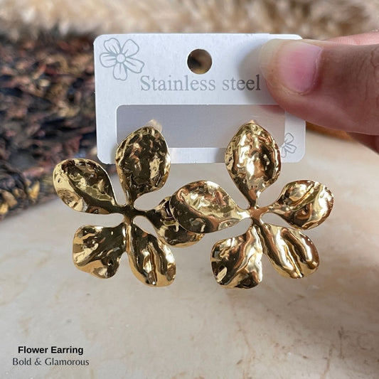 Statement Earring | STE006 | Flower Earring