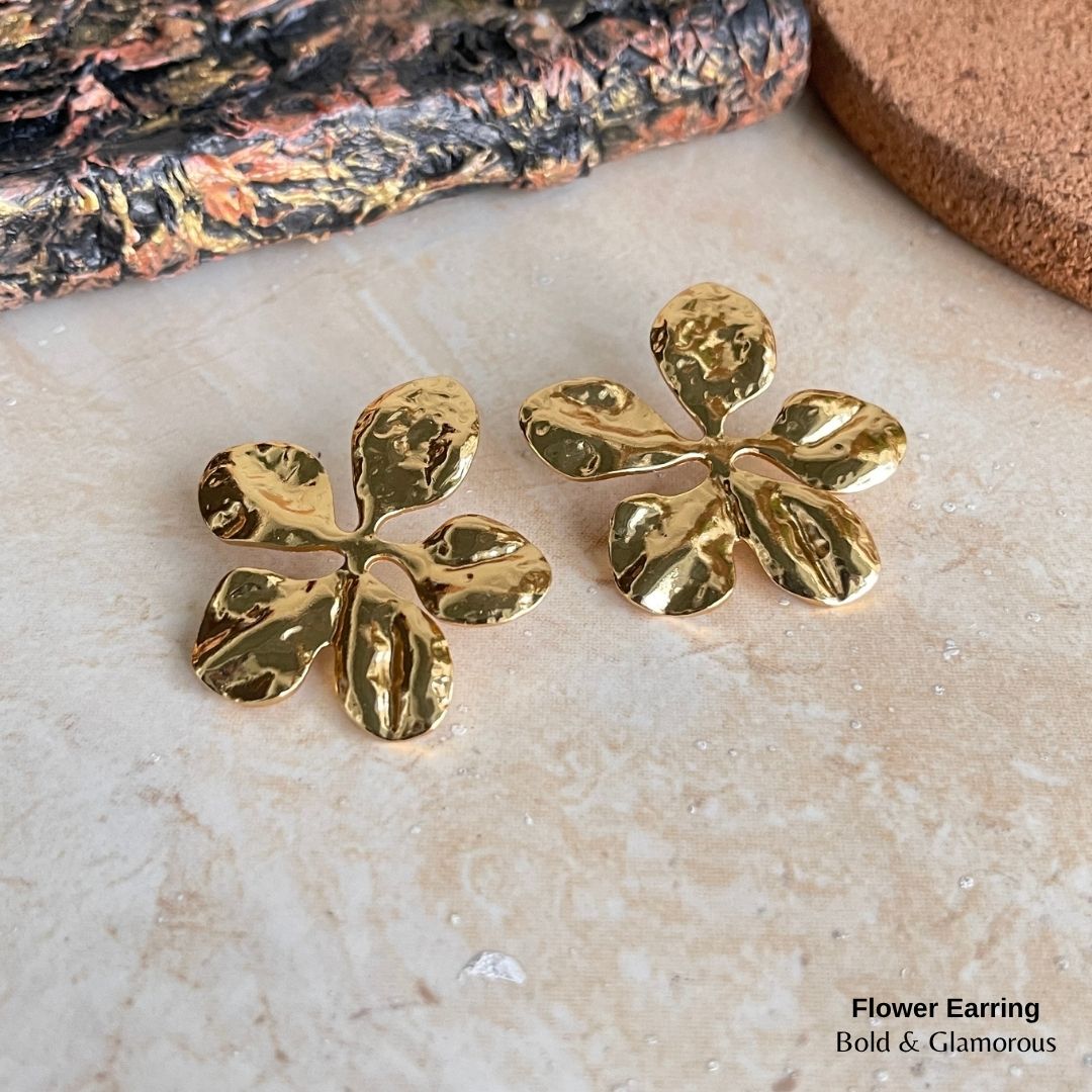 Statement Earring | STE006 | Flower Earring