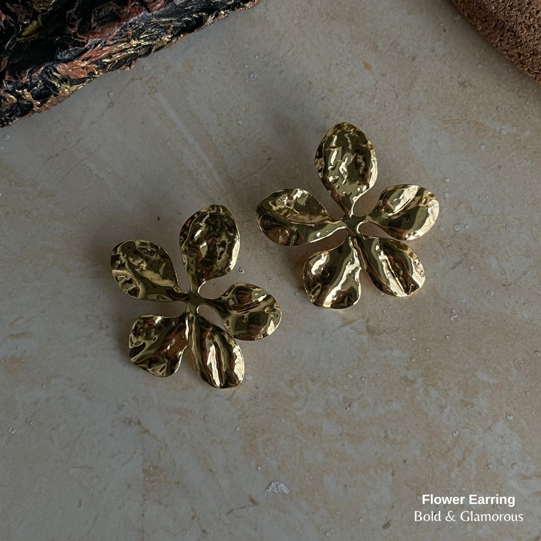 Statement Earring | STE006 | Flower Earring