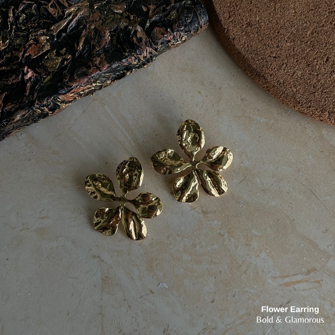 Statement Earring | STE006 | Flower Earring