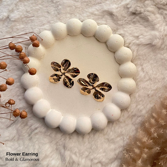 Statement Earring | STE006 | Flower Earring