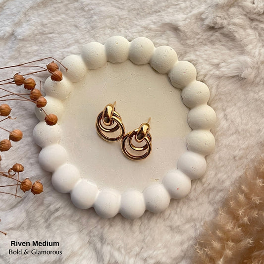 Statement Earring | STE025 | Riven Medium