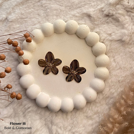 Statement Earring | STE038 | Flower III