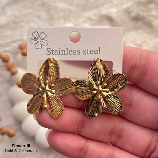 Statement Earring | STE038 | Flower III