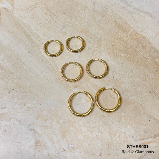 Hoop Earring Set | STHES001 | Set#1
