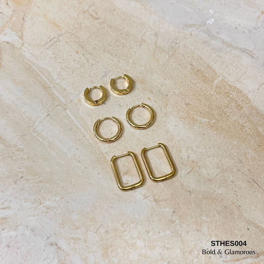 Hoop Earring Set | STHES004 | Set#4