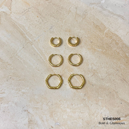 Hoop Earring Set | STHES006 | Set#6