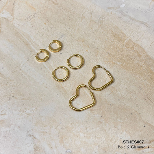 Hoop Earring Set | STHES007 | Set#7