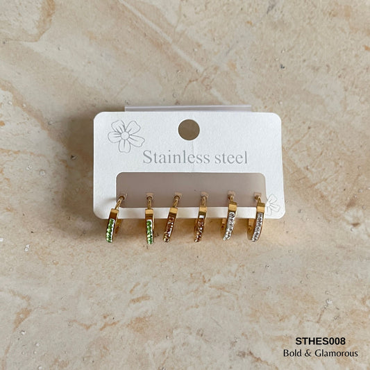 Hoop Earring Set | STHES008 | Set#8