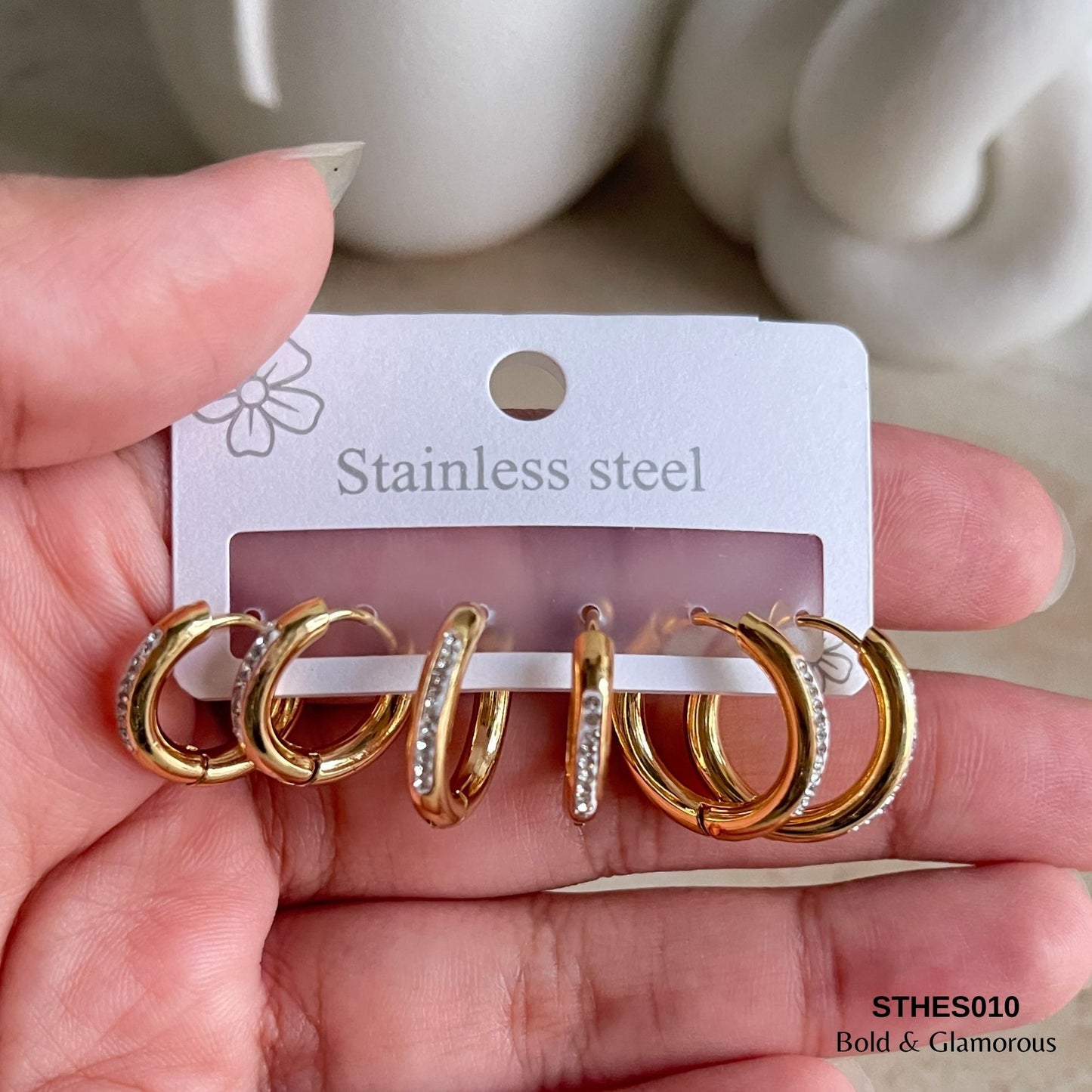 Hoop Earring Set | STHES010 | Set#10