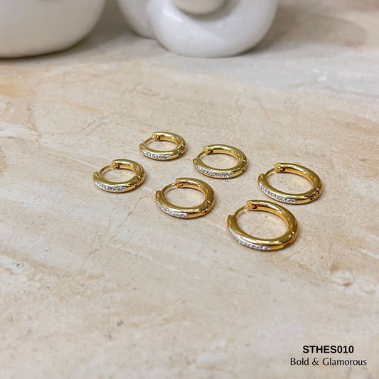 Hoop Earring Set | STHES010 | Set#10