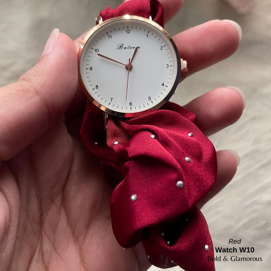 Scrunchie Watch | W10 | Red