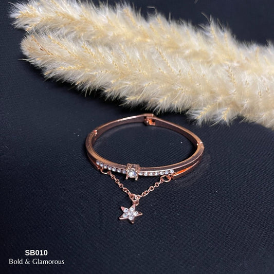 Bangle Bracelet | SB010 | Rose Gold
