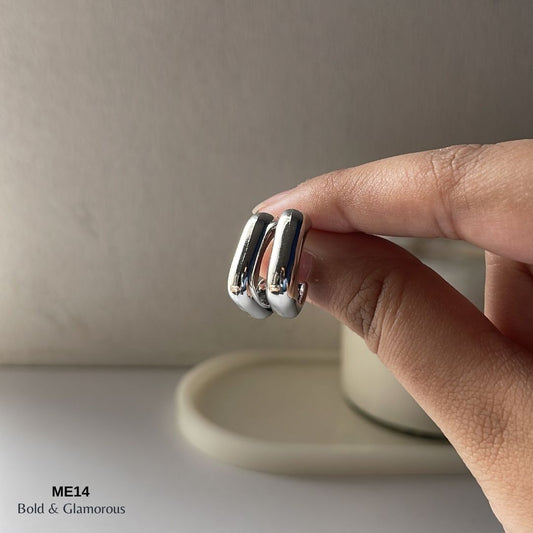 Half Square Earring | ME14 | Zephyra
