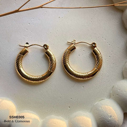 Statement Hoop Earring | SSHE005