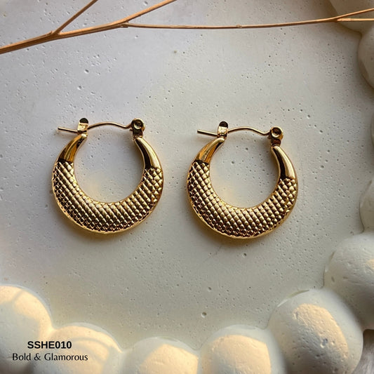 Statement Hoop Earring | SSHE010