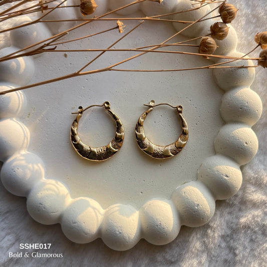 Statement Hoop Earring | SSHE017