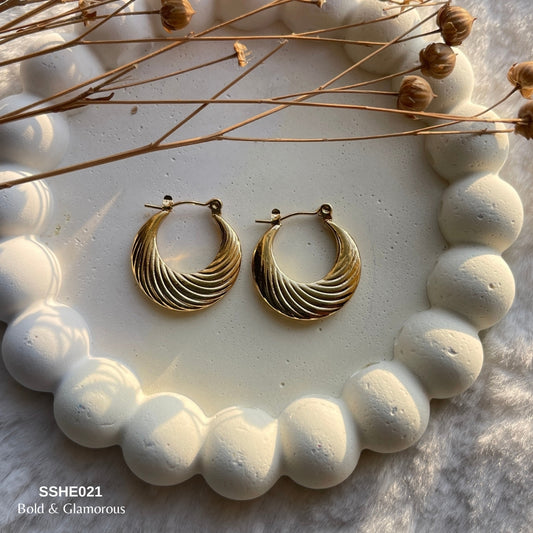 Statement Hoop Earring | SSHE021