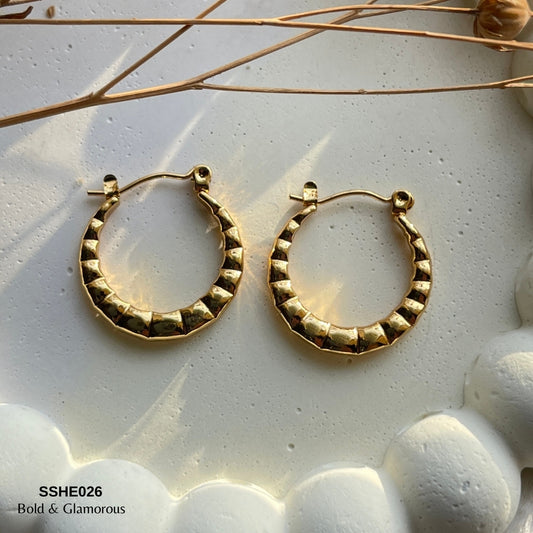 Statement Hoop Earring | SSHE026
