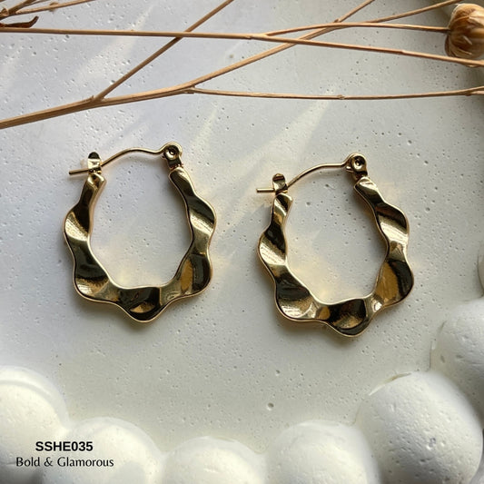 Statement Hoop Earring | SSHE035