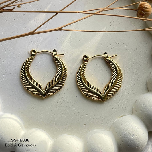 Statement Hoop Earring | SSHE036