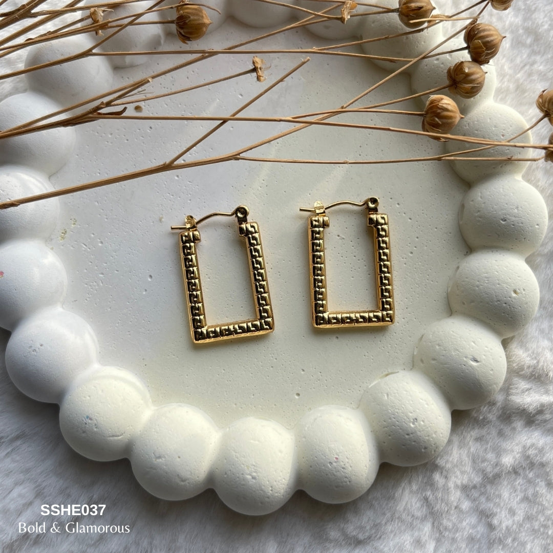 Statement Hoop Earring | SSHE037